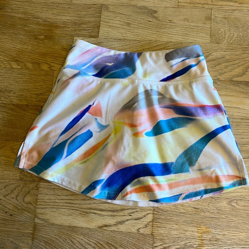 Girls tennis skirt with built in shorts